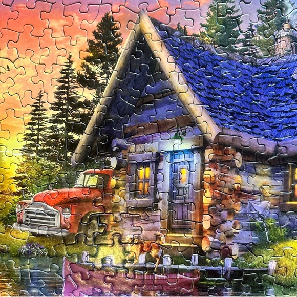 Cabin puzzle complete 500 piece - Picture 9 of 12